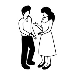 silhouette of people business standing on white background