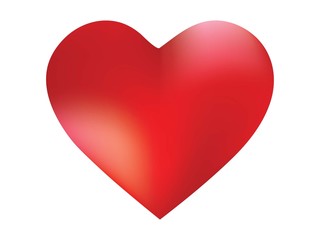 Gradient background in the form of a heart.