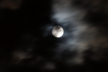 full moon in the sky