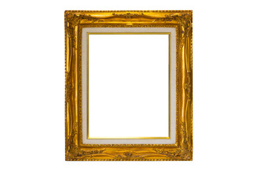 絵画の額（フレーム以外は完全な白）