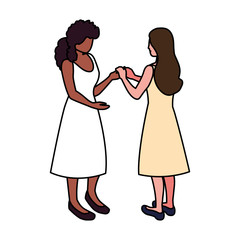 people of business standing on white background