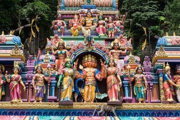 Fototapeta premium Hindu shrine, Batu Caves, Malaysia