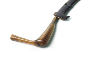 Rencong, traditional weapon from Aceh, Indonesia that use for stabbing enemies when close fight happen