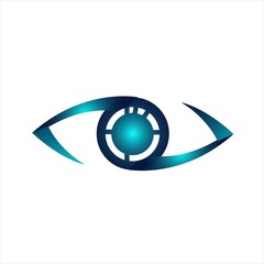 Ophthalmologist Optical Eyes Logo design vector symbol concept idea