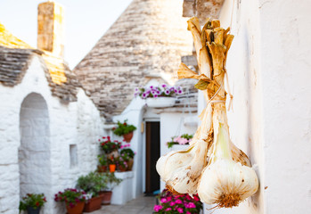 traditional trulli houses in Alberobello