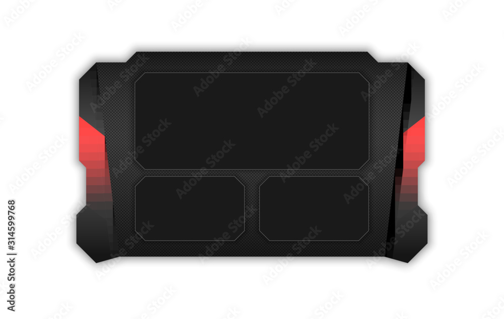 Poster abstract hud ui gui future futuristic screen system virtual design