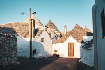 traditional trulli houses in Alberobello