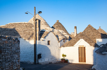 traditional trulli houses in Alberobello