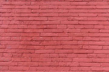 A red Chinese brick wall