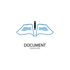 document icon  with check and cross symbol  vector illustration