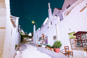 traditional trulli houses in Alberobello