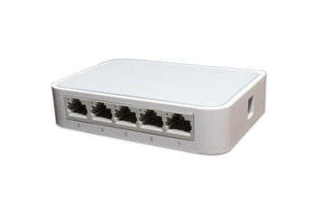 router isolated on white background