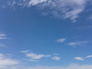 Naklejka na ściany i meble blue sky with clouds in the morning