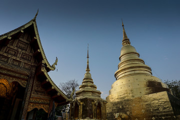 Naklejka premium A view before dusk time