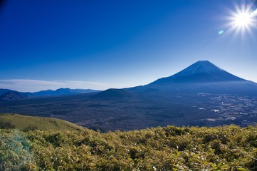 Fototapeta premium 富士山 竜ヶ岳 風景 