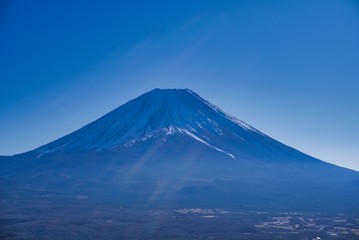 日本　絶景　富士山　竜ヶ岳
