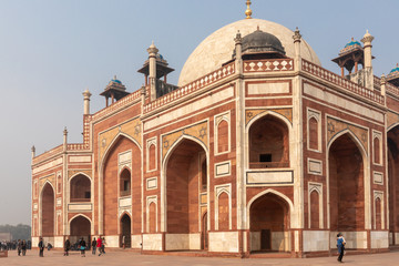 Humayun's Tomb, a UNESCO world heritage site in New Delhi, India	
