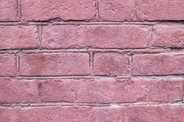 The texture of a brick wall.