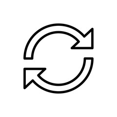 Refresh signage icon design trendy