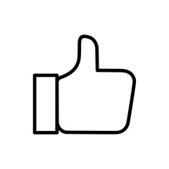 Thumb finger, agreement signage trendy