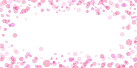 春　水玉　ピンク　背景