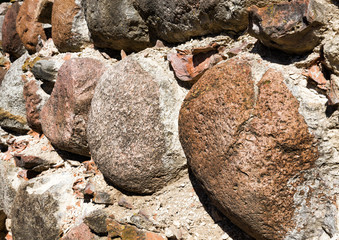 Obraz premium part of the ancient stone wall