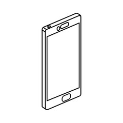 smartphone device technology isolated icon vector illustration design