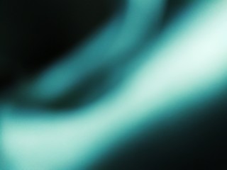 Light blue on dark background