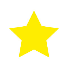 star yellow color isolated icon vector illustration design