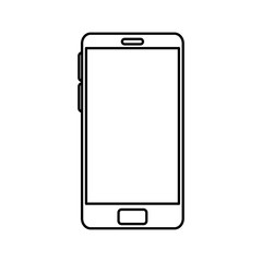 smartphone device technology isolated icon vector illustration design