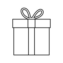gift box present isolated icon vector illustration design