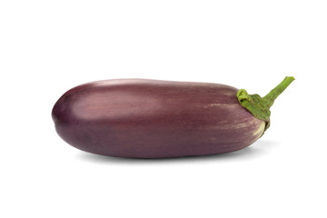 Eggplant isolated on white background.