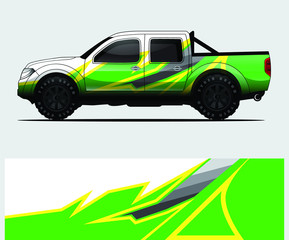 truck decal graphic wrap vector, abstract background