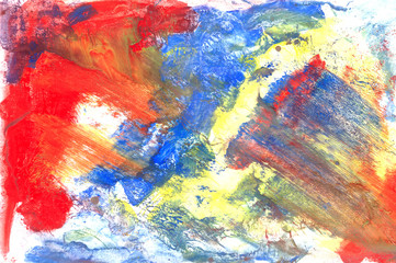 abstract multicolored watercolor spring background