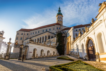 Fototapeta na wymiar Mikulov Castle in South Moravia, Czech Republic.