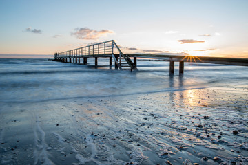 Fototapeta premium Sonnenuntergang am Meer