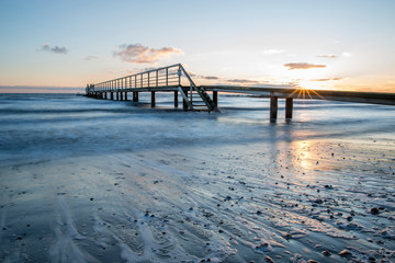 Obraz premium Sonnenuntergang am Meer