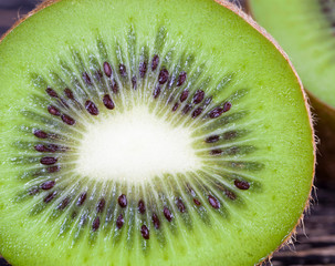 fresh green kiwi fruit