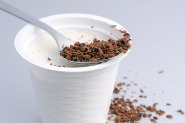 Dessert - Ricotta Cheese with Grated Chocolate