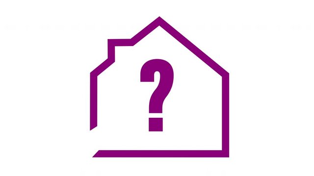 maison-point d'interrogation, solution-conseil-projet concept