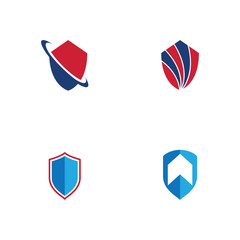 Set Shield Logo Template vector symbol