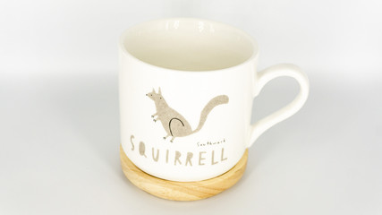 Squirrel Coffee Mug with Lid