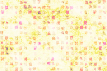 Multi-color background.Mosaic texture with wtercolors on paper.Vintage surface.