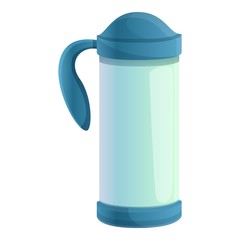 Kitchen thermo bottle icon. Cartoon of kitchen thermo bottle vector icon for web design isolated on white background