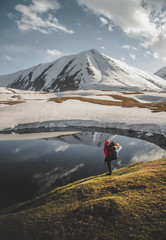 Fototapeta premium mountain forest lake 