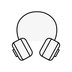 headset pop art style icon vector illustration design