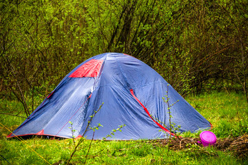a tourist tent © Petro Teslenko