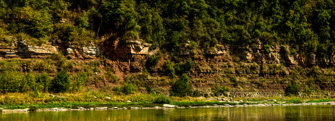 Dniester canyon landscape