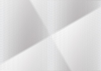 Abstract halftone dotted background. Transparency grunge rectangle pattern, square, shadow.  Gray modern optical pop art texture for posters, site, business card, cover, label mock-up, vintage sticker