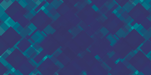 Abstract Dark blue background with square shapes